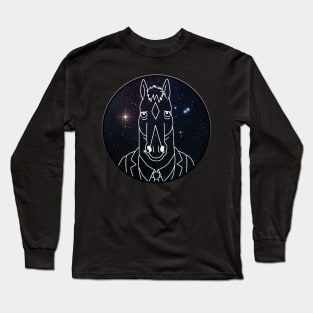 Space Bojack (B&W) Long Sleeve T-Shirt